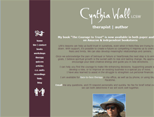 Tablet Screenshot of cynthiawall.com